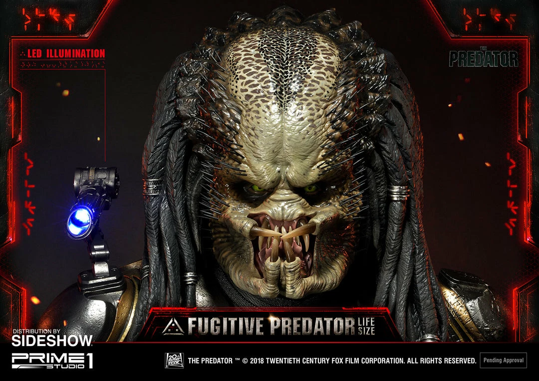 Maybang's Collectibles Prime 1 Studios Prime 1 Studio The Predator Fugitive Predator Life Size Bust Statue 37 Maybang's Collectibles Prime 1 Studios Prime 1 Studio The Predator Fugitive Predator Life Size Bust Statue