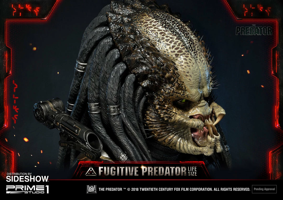 Maybang's Collectibles Prime 1 Studios Prime 1 Studio The Predator Fugitive Predator Life Size Bust Statue 40 Maybang's Collectibles Prime 1 Studios Prime 1 Studio The Predator Fugitive Predator Life Size Bust Statue
