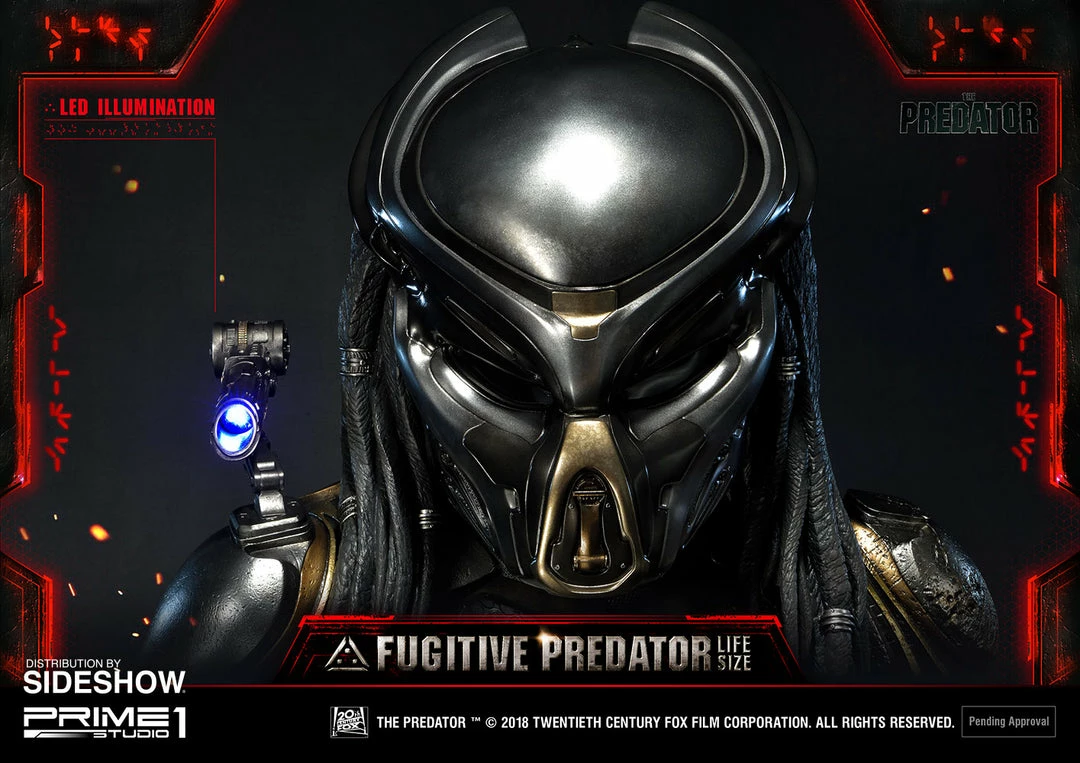 Maybang's Collectibles Prime 1 Studios Prime 1 Studio The Predator Fugitive Predator Life Size Bust Statue 44 Maybang's Collectibles Prime 1 Studios Prime 1 Studio The Predator Fugitive Predator Life Size Bust Statue