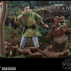 Maybang's Collectibles Hot Toys Star Wars Episode VI Return Of The Jedi Princess Leia & Ewok Wicket 1/6 Scale Figure Set