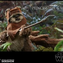 Maybang's Collectibles Hot Toys Star Wars Episode VI Return Of The Jedi Princess Leia & Ewok Wicket 1/6 Scale Figure Set