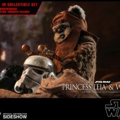 Maybang's Collectibles Hot Toys Star Wars Episode VI Return Of The Jedi Princess Leia & Ewok Wicket 1/6 Scale Figure Set