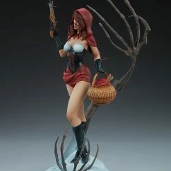 Maybang's Collectibles Sideshow Collectibles Sideshow J. Scott Campbell’s Fairytale Fantasies Collection Red Riding Hood Statue