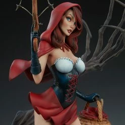 Maybang's Collectibles Sideshow Collectibles Sideshow J. Scott Campbell’s Fairytale Fantasies Collection Red Riding Hood Statue