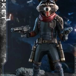 Maybang's Collectibles Hot Toys Marvel Comics Avengers Endgame Rocket Raccoon 1/6 Scale Collectible Figure