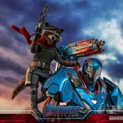 Maybang's Collectibles Hot Toys Marvel Comics Avengers Endgame Rocket Raccoon 1/6 Scale Collectible Figure