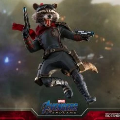 Maybang's Collectibles Hot Toys Marvel Comics Avengers Endgame Rocket Raccoon 1/6 Scale Collectible Figure