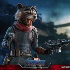 Maybang's Collectibles Hot Toys Marvel Comics Avengers Endgame Rocket Raccoon 1/6 Scale Collectible Figure