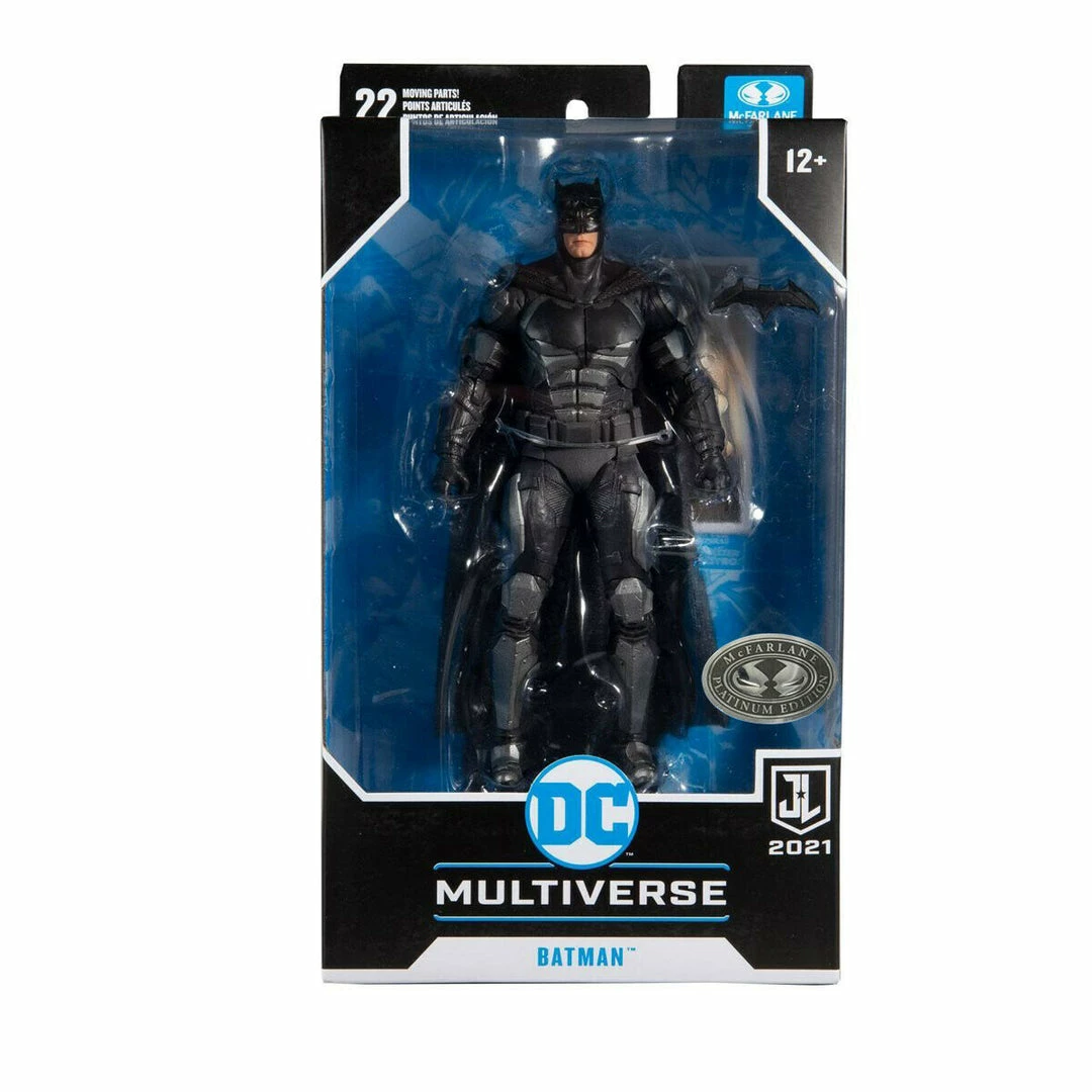 Maybang's Collectibles McFarlane Toys McFarlane DC Zack Snyder Justice League Batman Platinum Edition Unmasked Chase Variant Action Figure 1 Maybang's Collectibles McFarlane Toys McFarlane DC Zack Snyder Justice League Batman Platinum Edition Unmasked Chase Variant Action Figure