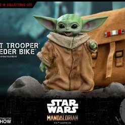 Maybang's Collectibles Hot Toys Star Wars The Mandalorian - Television Masterpiece Series Scout Trooper And Speeder Bike 1/6 Scale Collectible Figure Set