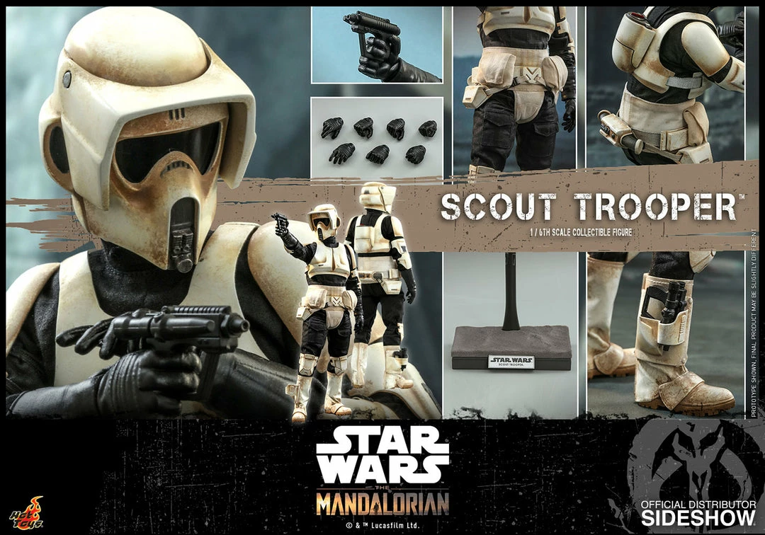 Maybang's Collectibles Hot Toys Star Wars The Mandalorian - Television Masterpiece Series Scout Trooper 1/6 Scale Collectible Figure 12 Maybang's Collectibles Hot Toys Star Wars The Mandalorian - Television Masterpiece Series Scout Trooper 1/6 Scale Collectible Figure