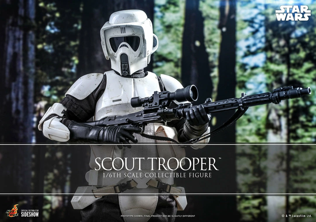 Maybang's Collectibles Hot Toys Star Wars: Episode VI – Return Of The Jed Scout Trooper 1/6 Scale 12" Collectible Figure 1 Maybang's Collectibles Hot Toys Star Wars: Episode VI – Return Of The Jed Scout Trooper 1/6 Scale 12" Collectible Figure