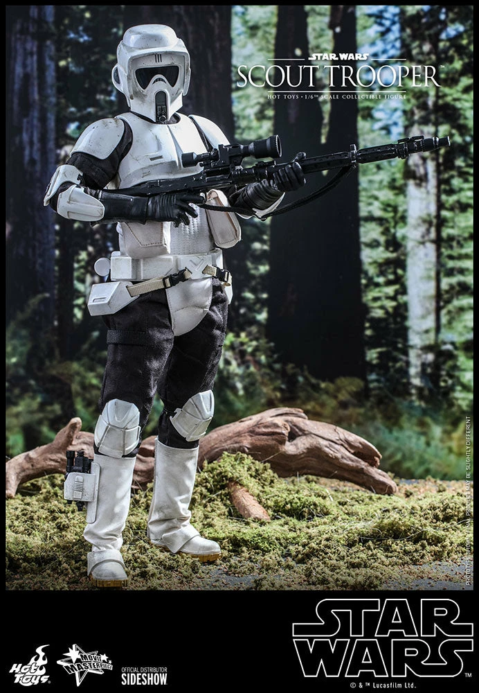 Maybang's Collectibles Hot Toys Star Wars: Episode VI – Return Of The Jed Scout Trooper 1/6 Scale 12" Collectible Figure 4 Maybang's Collectibles Hot Toys Star Wars: Episode VI – Return Of The Jed Scout Trooper 1/6 Scale 12" Collectible Figure