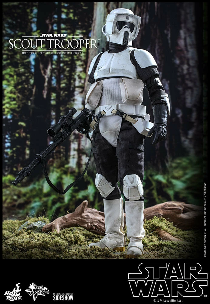 Maybang's Collectibles Hot Toys Star Wars: Episode VI – Return Of The Jed Scout Trooper 1/6 Scale 12" Collectible Figure 6 Maybang's Collectibles Hot Toys Star Wars: Episode VI – Return Of The Jed Scout Trooper 1/6 Scale 12" Collectible Figure