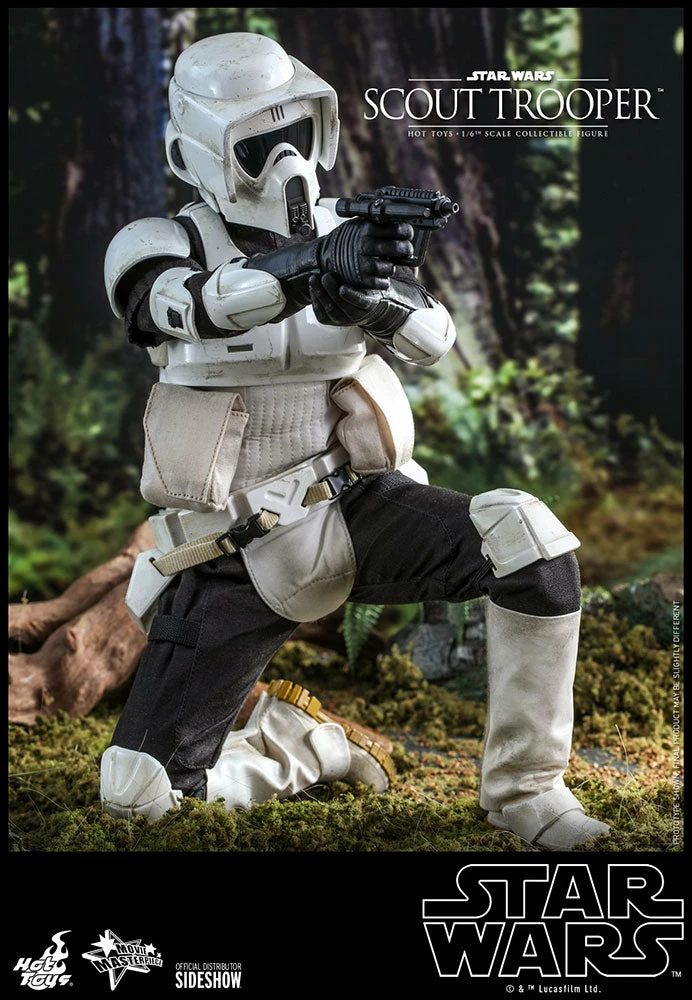 Maybang's Collectibles Hot Toys Star Wars: Episode VI – Return Of The Jed Scout Trooper 1/6 Scale 12" Collectible Figure 8 Maybang's Collectibles Hot Toys Star Wars: Episode VI – Return Of The Jed Scout Trooper 1/6 Scale 12" Collectible Figure