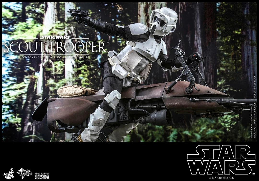 Maybang's Collectibles Hot Toys Star Wars: Episode VI – Return Of The Jed Scout Trooper 1/6 Scale 12" Collectible Figure 11 Maybang's Collectibles Hot Toys Star Wars: Episode VI – Return Of The Jed Scout Trooper 1/6 Scale 12" Collectible Figure