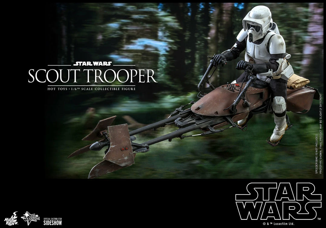 Maybang's Collectibles Hot Toys Star Wars: Episode VI – Return Of The Jed Scout Trooper 1/6 Scale 12" Collectible Figure 12 Maybang's Collectibles Hot Toys Star Wars: Episode VI – Return Of The Jed Scout Trooper 1/6 Scale 12" Collectible Figure