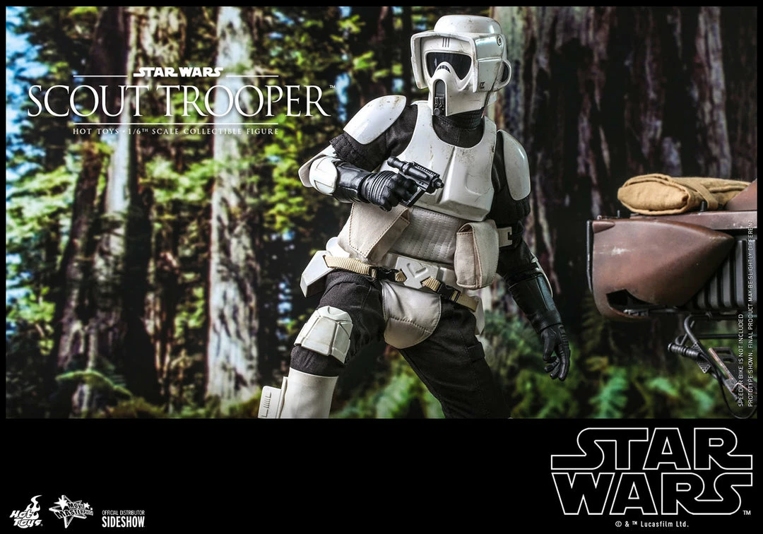 Maybang's Collectibles Hot Toys Star Wars: Episode VI – Return Of The Jed Scout Trooper 1/6 Scale 12" Collectible Figure 13 Maybang's Collectibles Hot Toys Star Wars: Episode VI – Return Of The Jed Scout Trooper 1/6 Scale 12" Collectible Figure