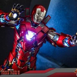 Maybang's Collectibles Hot Toys Marvel Comics Iron Man 3 Iron Man Silver Centurion (Armor Suit Up Version) Diecast 1/6 Scale 12" Collectible Figure 27 Maybang's Collectibles Hot Toys Marvel Comics Iron Man 3 Iron Man Silver Centurion (Armor Suit Up Version) Diecast 1/6 Scale 12