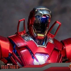 Maybang's Collectibles Hot Toys Marvel Comics Iron Man 3 Iron Man Silver Centurion (Armor Suit Up Version) Diecast 1/6 Scale 12" Collectible Figure 28 Maybang's Collectibles Hot Toys Marvel Comics Iron Man 3 Iron Man Silver Centurion (Armor Suit Up Version) Diecast 1/6 Scale 12