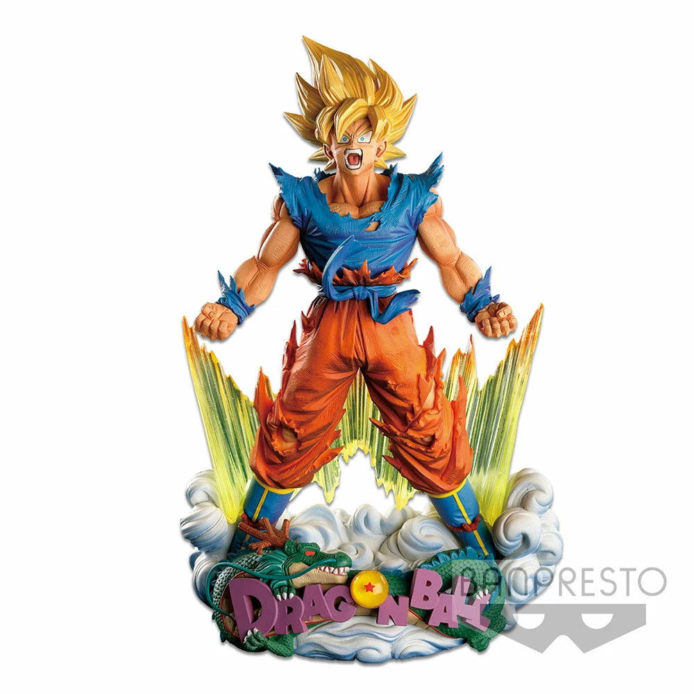Maybang's Collectibles Bandai Banpresto Chronicle Master Stars Diorama Dragon Ball Z Super Saiyan Son Goku (The Brush) Diorama Figure 1 Maybang's Collectibles Bandai Banpresto Chronicle Master Stars Diorama Dragon Ball Z Super Saiyan Son Goku (The Brush) Diorama Figure