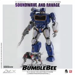 Vendor-unknown Threezero Bumblebee DLX Scale Collectible Series Soundwave And Ravage Collectible Figure