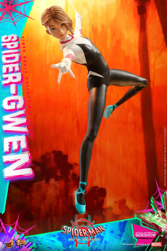 Maybang's Collectibles Hot Toys Marvel Comics Spider-Man: Into The Spider-Verse Spider-Gwen 1/6 Scale Collectible Figure 2 Maybang's Collectibles Hot Toys Marvel Comics Spider-Man: Into The Spider-Verse Spider-Gwen 1/6 Scale Collectible Figure