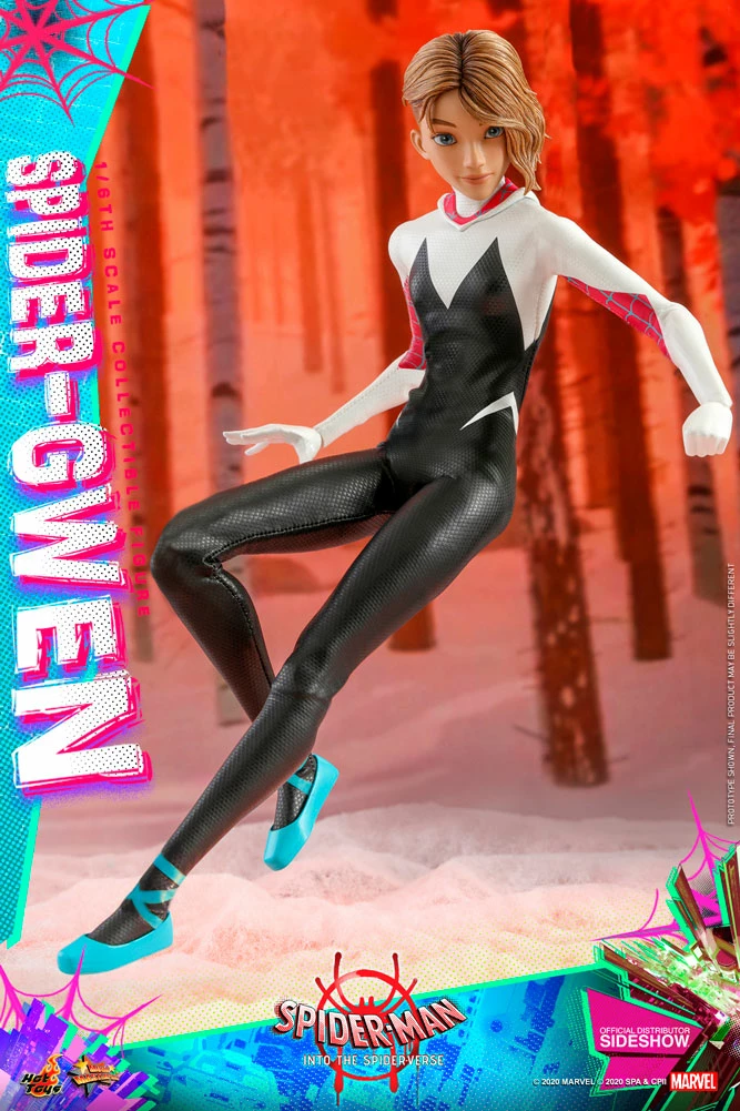 Maybang's Collectibles Hot Toys Marvel Comics Spider-Man: Into The Spider-Verse Spider-Gwen 1/6 Scale Collectible Figure 3 Maybang's Collectibles Hot Toys Marvel Comics Spider-Man: Into The Spider-Verse Spider-Gwen 1/6 Scale Collectible Figure