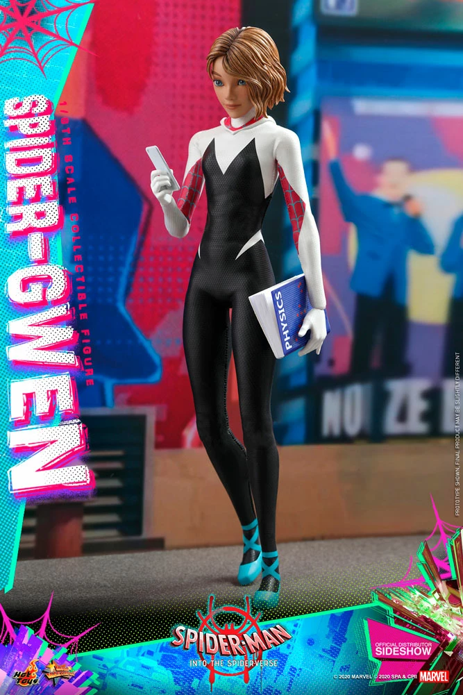 Maybang's Collectibles Hot Toys Marvel Comics Spider-Man: Into The Spider-Verse Spider-Gwen 1/6 Scale Collectible Figure 5 Maybang's Collectibles Hot Toys Marvel Comics Spider-Man: Into The Spider-Verse Spider-Gwen 1/6 Scale Collectible Figure