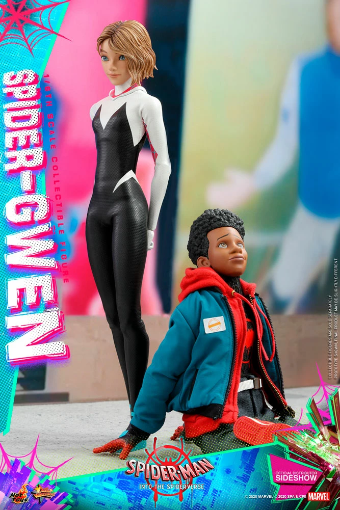 Maybang's Collectibles Hot Toys Marvel Comics Spider-Man: Into The Spider-Verse Spider-Gwen 1/6 Scale Collectible Figure 6 Maybang's Collectibles Hot Toys Marvel Comics Spider-Man: Into The Spider-Verse Spider-Gwen 1/6 Scale Collectible Figure