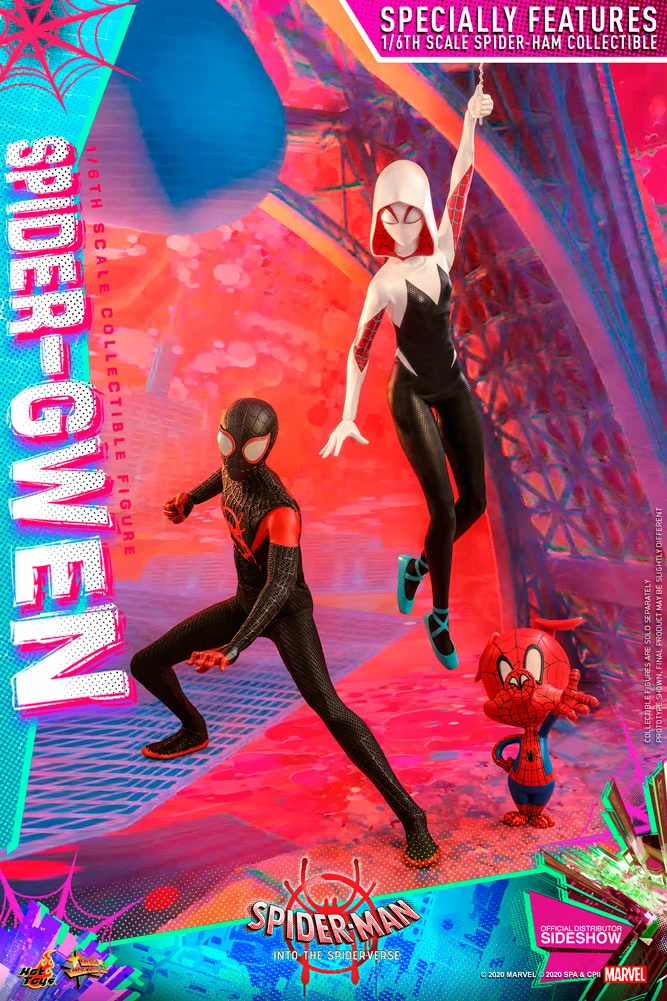 Maybang's Collectibles Hot Toys Marvel Comics Spider-Man: Into The Spider-Verse Spider-Gwen 1/6 Scale Collectible Figure 7 Maybang's Collectibles Hot Toys Marvel Comics Spider-Man: Into The Spider-Verse Spider-Gwen 1/6 Scale Collectible Figure