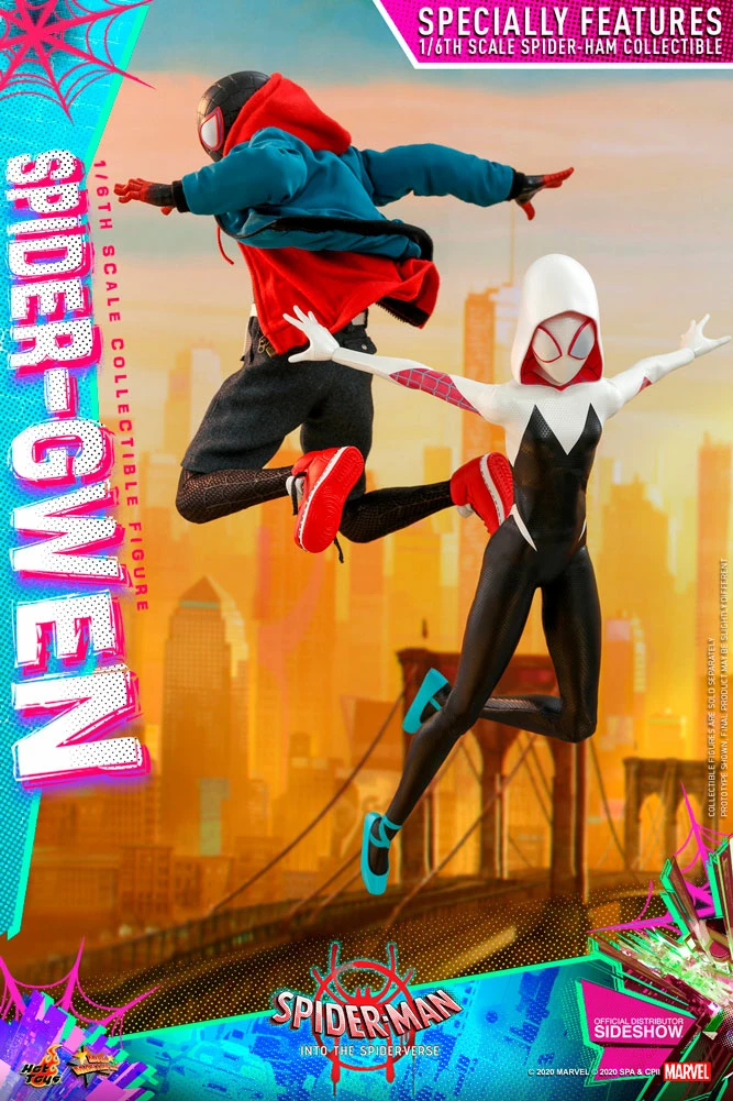 Maybang's Collectibles Hot Toys Marvel Comics Spider-Man: Into The Spider-Verse Spider-Gwen 1/6 Scale Collectible Figure 10 Maybang's Collectibles Hot Toys Marvel Comics Spider-Man: Into The Spider-Verse Spider-Gwen 1/6 Scale Collectible Figure