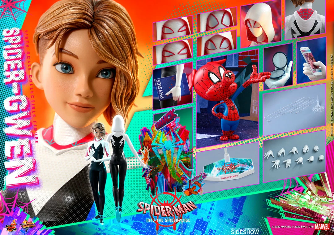 Maybang's Collectibles Hot Toys Marvel Comics Spider-Man: Into The Spider-Verse Spider-Gwen 1/6 Scale Collectible Figure 21 Maybang's Collectibles Hot Toys Marvel Comics Spider-Man: Into The Spider-Verse Spider-Gwen 1/6 Scale Collectible Figure