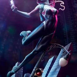 Maybang's Collectibles Sideshow Marvel Comics Spider-Man Spider-Gwen Premium Format Figure Statue Sideshow Collectibles