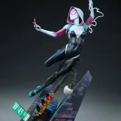 Maybang's Collectibles Sideshow Marvel Comics Spider-Man Spider-Gwen Premium Format Figure Statue Sideshow Collectibles