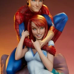 Maybang's Collectibles Sideshow Marvel Comics Spider-Man And Mary Jane Maquette Statue Sideshow Collectibles