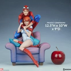 Maybang's Collectibles Sideshow Marvel Comics Spider-Man And Mary Jane Maquette Statue Sideshow Collectibles