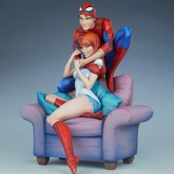 Maybang's Collectibles Sideshow Marvel Comics Spider-Man And Mary Jane Maquette Statue Sideshow Collectibles