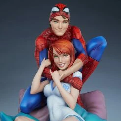 Maybang's Collectibles Sideshow Marvel Comics Spider-Man And Mary Jane Maquette Statue Sideshow Collectibles