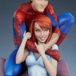 Maybang's Collectibles Sideshow Marvel Comics Spider-Man And Mary Jane Maquette Statue Sideshow Collectibles