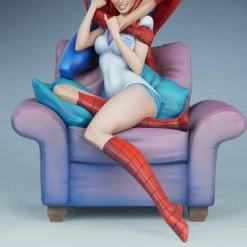 Maybang's Collectibles Sideshow Marvel Comics Spider-Man And Mary Jane Maquette Statue Sideshow Collectibles