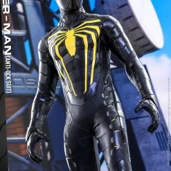 Maybang's Collectibles Hot Toys Marvel Spider-Man Game Spider-Man (Anti-Ock Suit) Deluxe 1/6 Scale 12 Action Figure