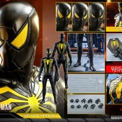 Maybang's Collectibles Hot Toys Marvel Spider-Man Game Spider-Man (Anti-Ock Suit) Deluxe 1/6 Scale 12 Action Figure