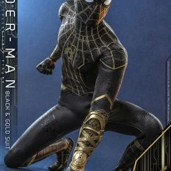 Maybang's Collectibles Hot Toys Marvel Spider-Man: No Way Home Spider-Man (Black & Gold Suit) 1/6 Scale 12" Collectible Figure 16 Maybang's Collectibles Hot Toys Marvel Spider-Man: No Way Home Spider-Man (Black & Gold Suit) 1/6 Scale 12