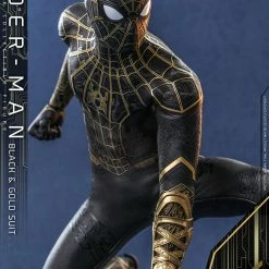 Maybang's Collectibles Hot Toys Marvel Spider-Man: No Way Home Spider-Man (Black & Gold Suit) 1/6 Scale 12" Collectible Figure 17 Maybang's Collectibles Hot Toys Marvel Spider-Man: No Way Home Spider-Man (Black & Gold Suit) 1/6 Scale 12