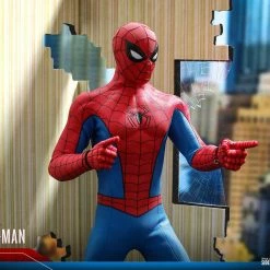 Maybang's Collectibles Hot Toys Marvel Spider-Man Game Spider-Man (Classic Suit) 1/6 Scale Collectible Figure