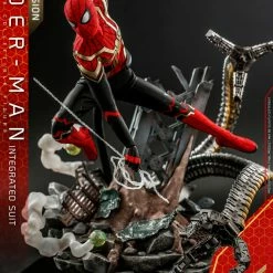 Maybang's Collectibles Hot Toys Marvel Spider-Man No Way Home Spider-Man (Integrated Suit) Deluxe Version 1/6 Scale 12