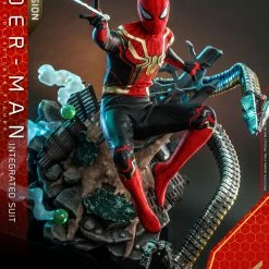 Maybang's Collectibles Hot Toys Marvel Spider-Man No Way Home Spider-Man (Integrated Suit) Deluxe Version 1/6 Scale 12