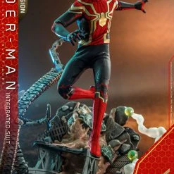 Maybang's Collectibles Hot Toys Marvel Spider-Man No Way Home Spider-Man (Integrated Suit) Deluxe Version 1/6 Scale 12