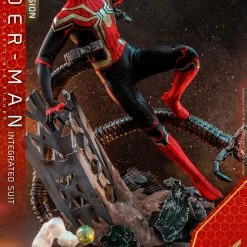 Maybang's Collectibles Hot Toys Marvel Spider-Man No Way Home Spider-Man (Integrated Suit) Deluxe Version 1/6 Scale 12